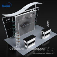 Oferta Detian Acrílico design moderno cabines de exposição de cosméticos de madeira para feiras